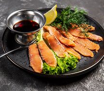 Строганина из семги