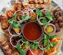 Мясное плато на мангале