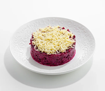 Салат свекла с чесноком и сыром