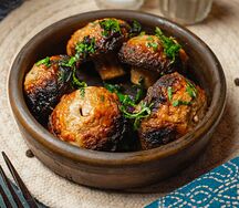 Шашлык из шампиньонов
