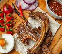 Шашлык из бараньей корейки