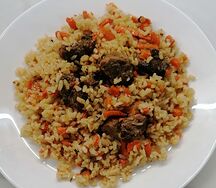 Плов из говядины
