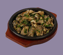 Տապակած ծառի սունկ սխտորով