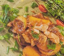 Картофель по-домашнему с курицей