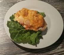 Курица, запеченная с корейской морковью
