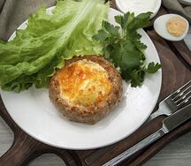 Шницель с яйцом