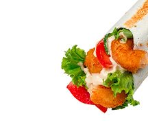 Шаверма с креветками