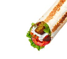 Шаверма с фалафелем