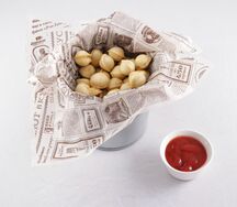 Детские жареные пельмени