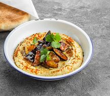 Хумус с баклажаном свит чили