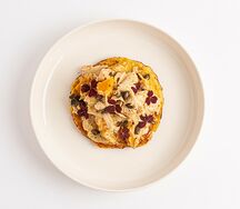 Индейка с тыквой и картофельным хашбрауном с беконом