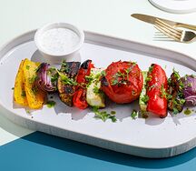 Овощной шашлык