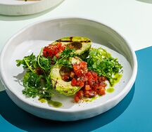 Авокадо на гриле