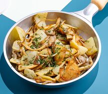 Жареный картофель с грибами