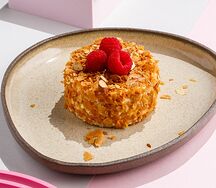 Фитодесерт без сахара с малиной