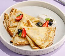 Блины со сметаной