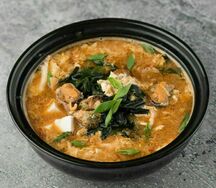 Острый суп Кимчи с морепродуктами