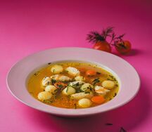 Суп с кнели из индейки