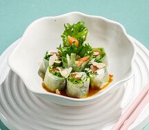 Фреш-ролл с лососем шеф-посола