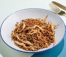 Греча с луком