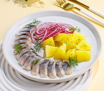 Сельдь с картофелем