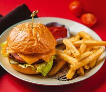 Детский мини-бургер с фри