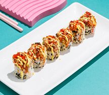 Сливочный ролл с угрём и манго