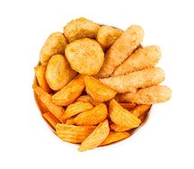 Саб бокс с картошкой, наггетсами и сырными палочками