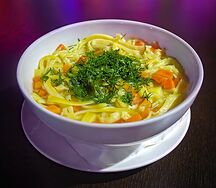 Куриная лапша