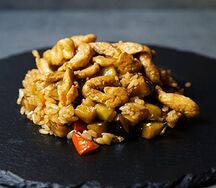 Тяхан с курицей