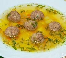 Суп с фрикадельками (3шт)