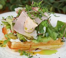 Вафля картофельная с окороком