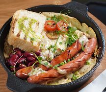 Сытный завтрак