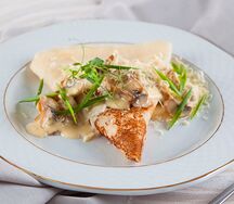 Блинчик с грибным жюльеном