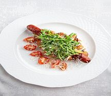 Круассан с колбаской гриль