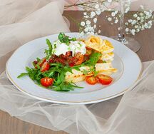 Сырная вафля а-ля Капрезе