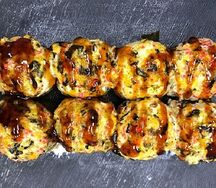 Запеченный с мидиями