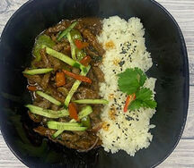 Говядина острая с рисом