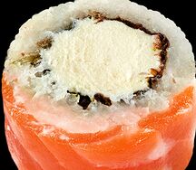 Ролл с лососем и сыром