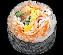 Кимбап с крабовой  палочкой 