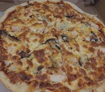 Пицца с грибами