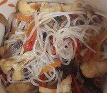Лапша Фунчоза с овощами