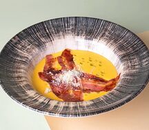 Кукурузный чаудер с беконом