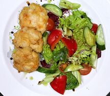 Котлетки от шефа с креветками и курицей