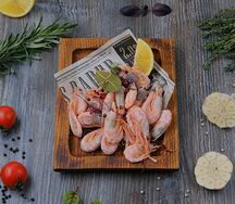 Креветки отварные
