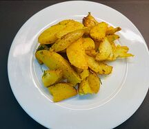 Запеченный картофель с чесночком