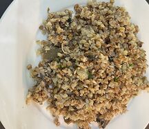 Гречка с курицей и грибами