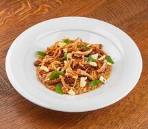 Ризотто с лесными грибами и сыром горгонзола
