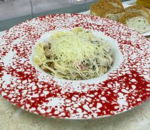 Паста с королевскими креветками