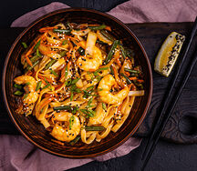 Креветки в устричном соусе